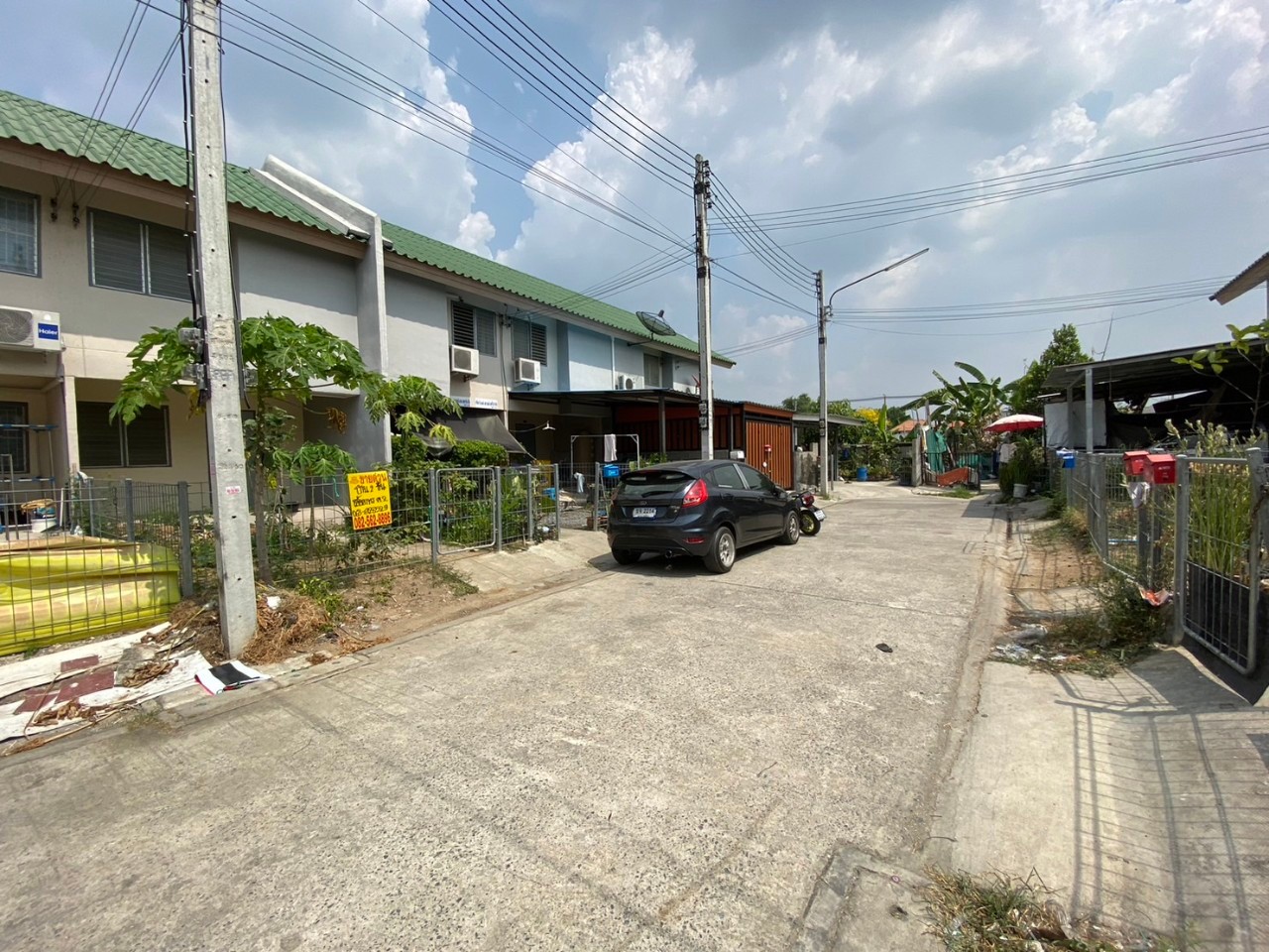 ขายบ้าน2ชั้นเอื้ออาทรคลอง2 แถววัดกล้าชอุ่ม ถนนเลียบคลองสอง